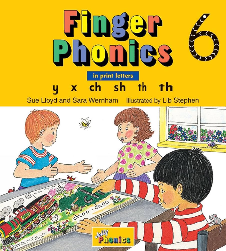 Finger Phonics 6 : y x ch sh th th
