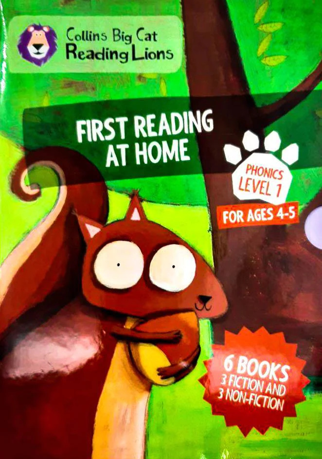 Phonics level 1 : First reading at home 6 books (boxed set)
