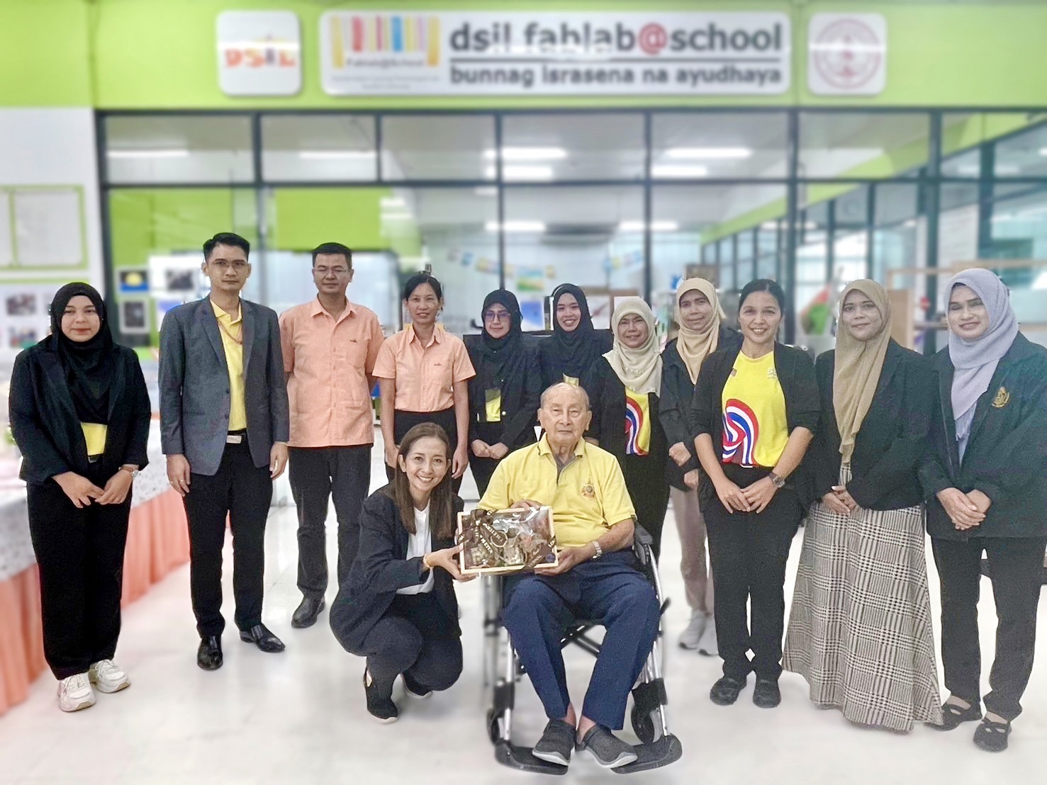 ต้อนรับคณะผู้บริหารและคณะครูจากโรงเรียนในสังกัดเทศบาลตำบลปริก จังหวัดสงขลา