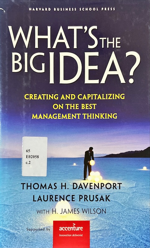 What's the Big Idea?