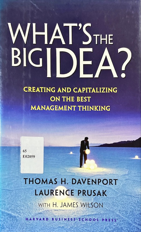 What's the Big Idea?