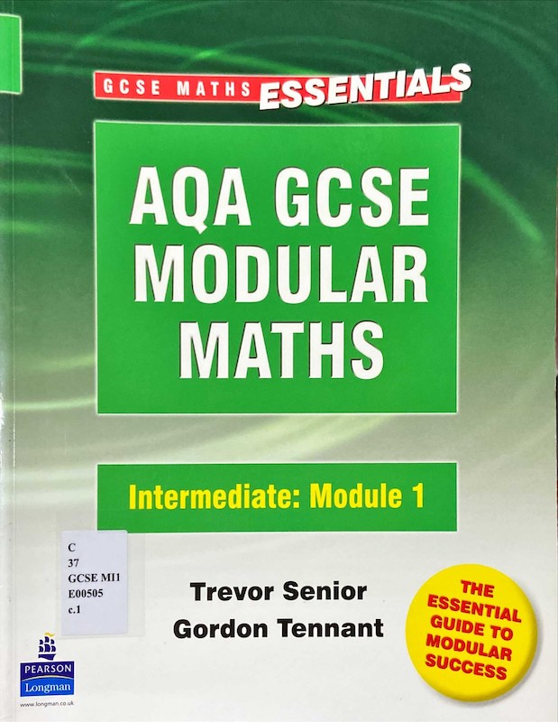 AQA GCSE MODULAR MATHS Intermediate : Module 1