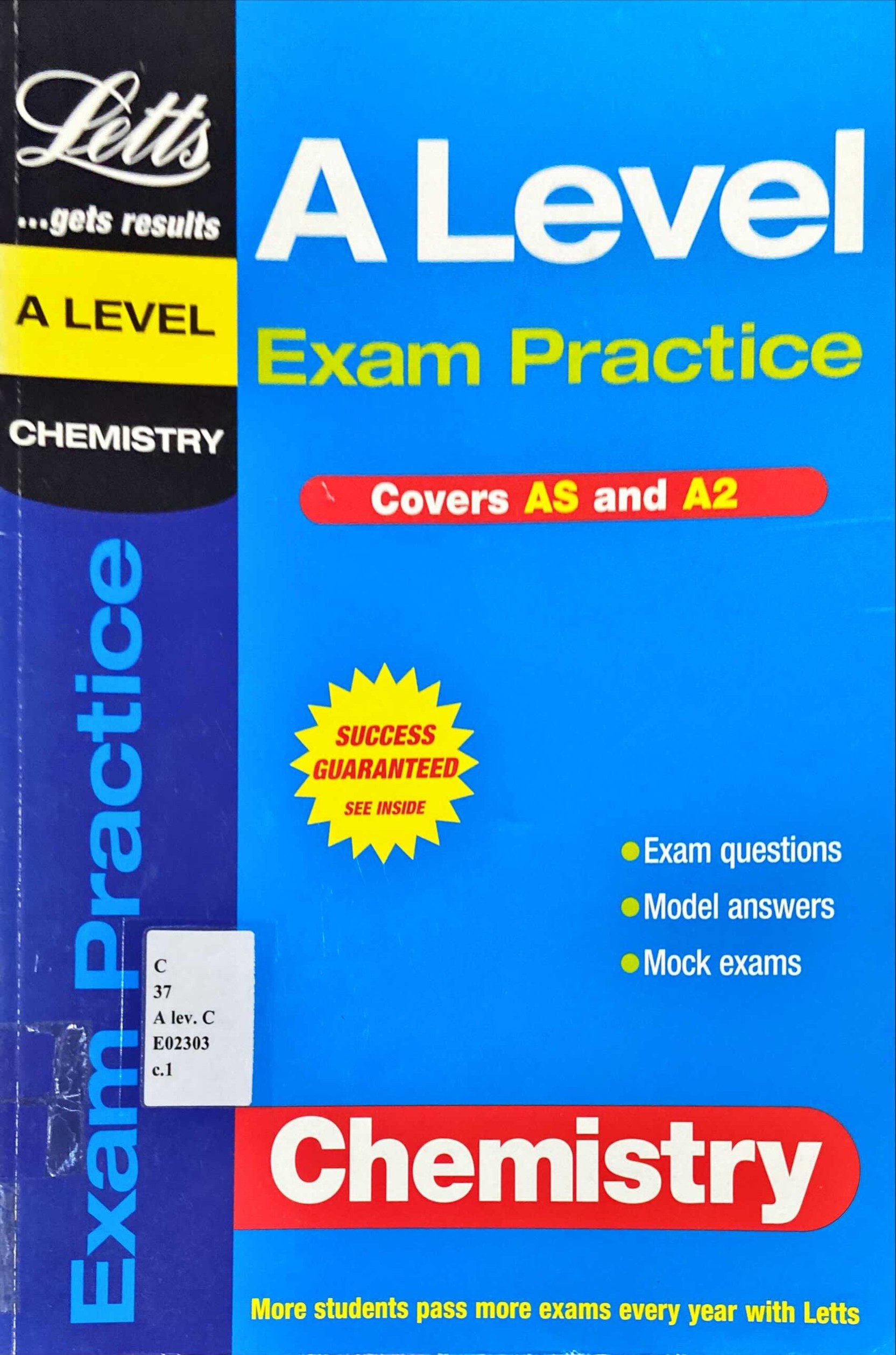 A Level Exam Practice Covers AS and A2 Chemistry 