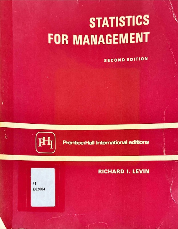 Statistics for Management