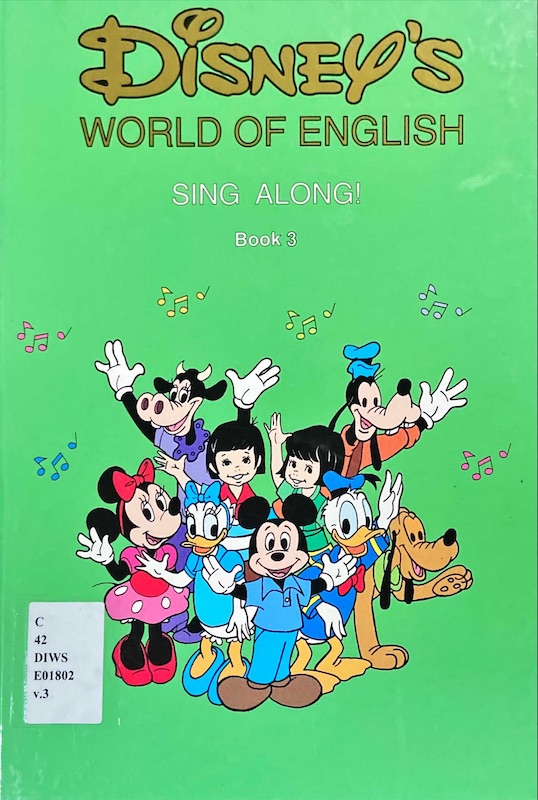 Disney's world of English sing along! book 3