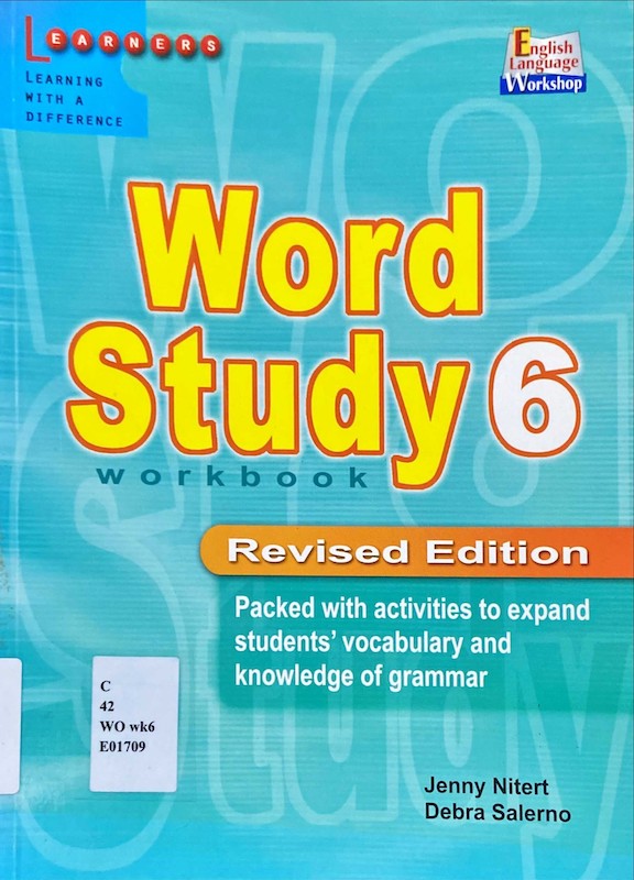 Word Study 6 workbook