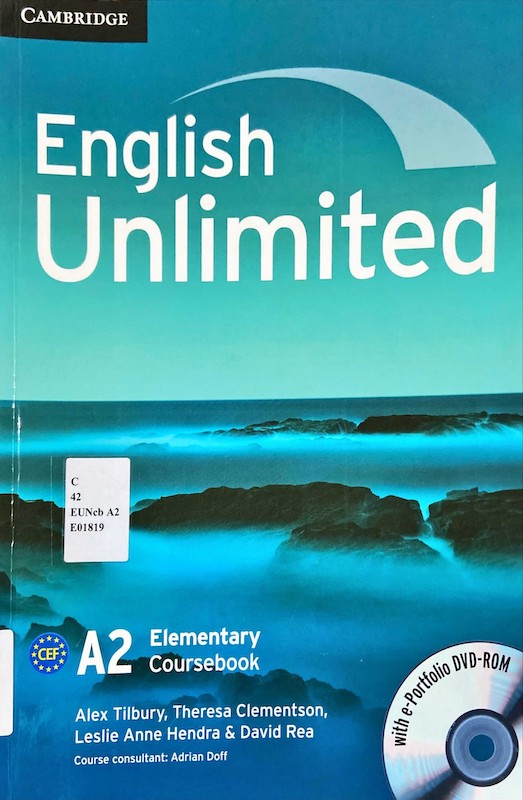 English Unlimited : A2 Elementary Coursebook with e-Portfolio