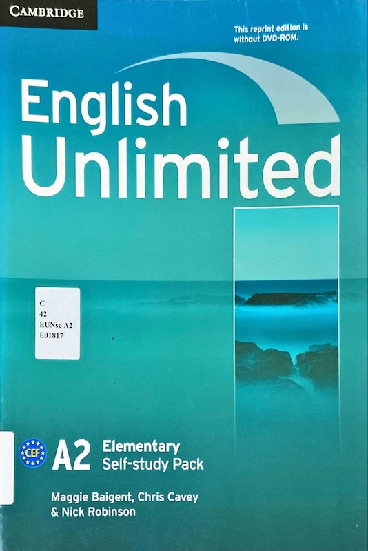 English Unlimited : A2 Elementary Self-study Pack