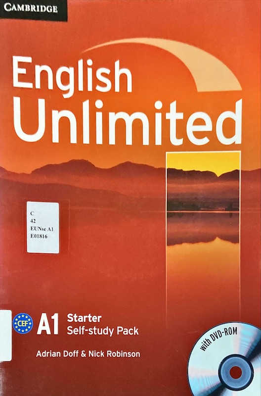English Unlimited : A1 Starter Self-study Pack (Workbook with DVD-ROM)