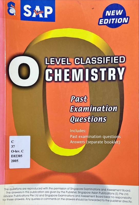 O-Level classified Chemistry 