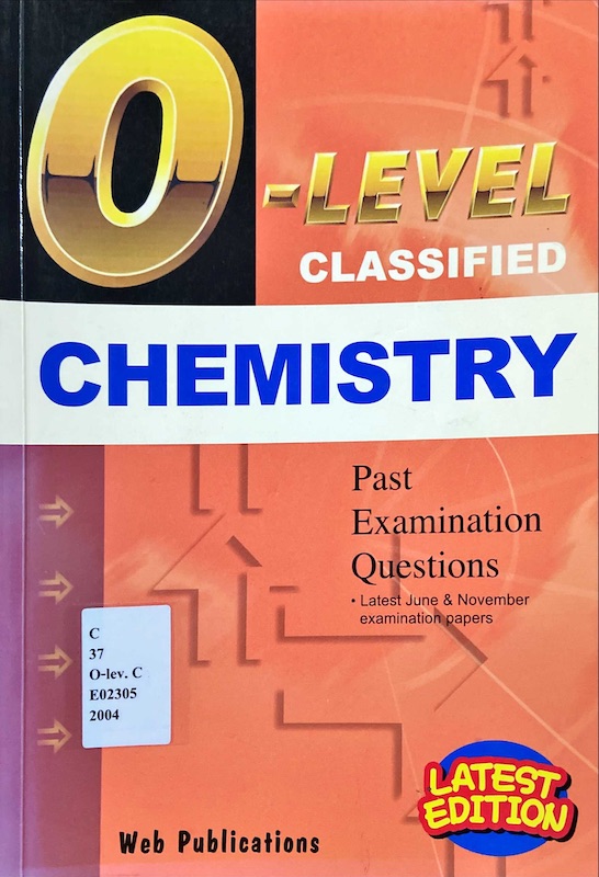 O-Level classified Chemistry 