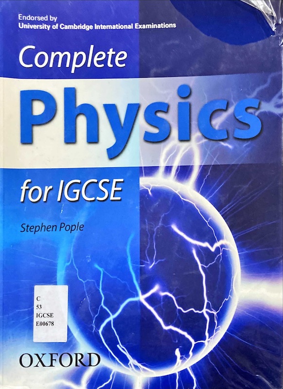 Complete Physics for IGCSE