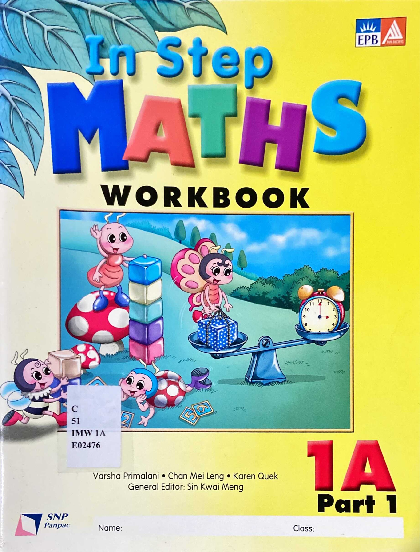In Step Maths 1A workbook part 1