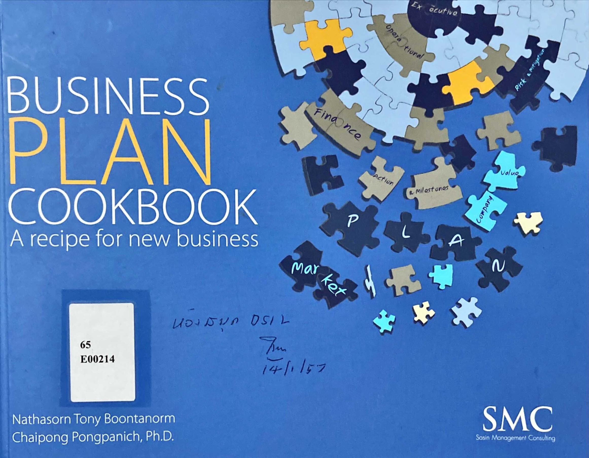 Business plan cookbook : a recipe for new business