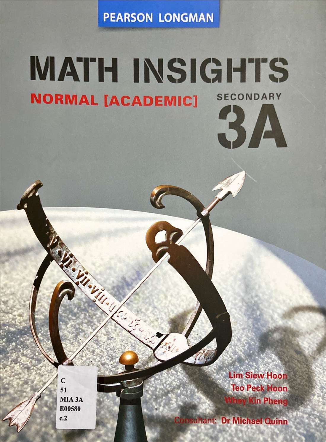 Math insights normal (academic) : secondary 3A 