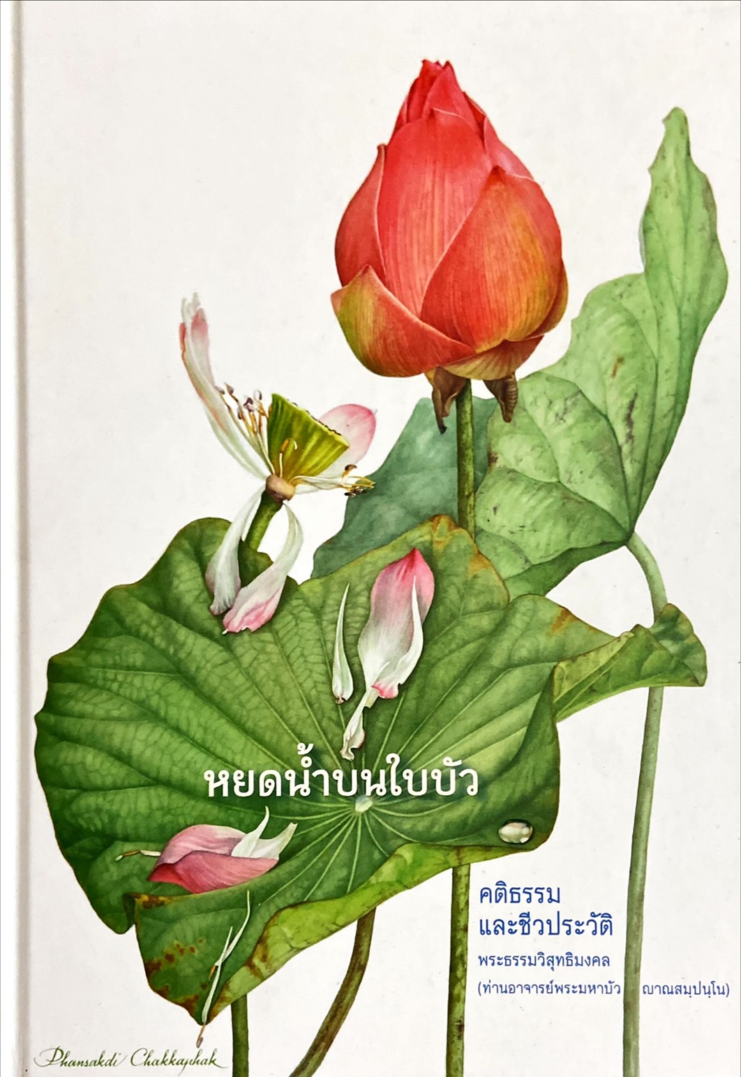 หยดน้ำบนใบบัว