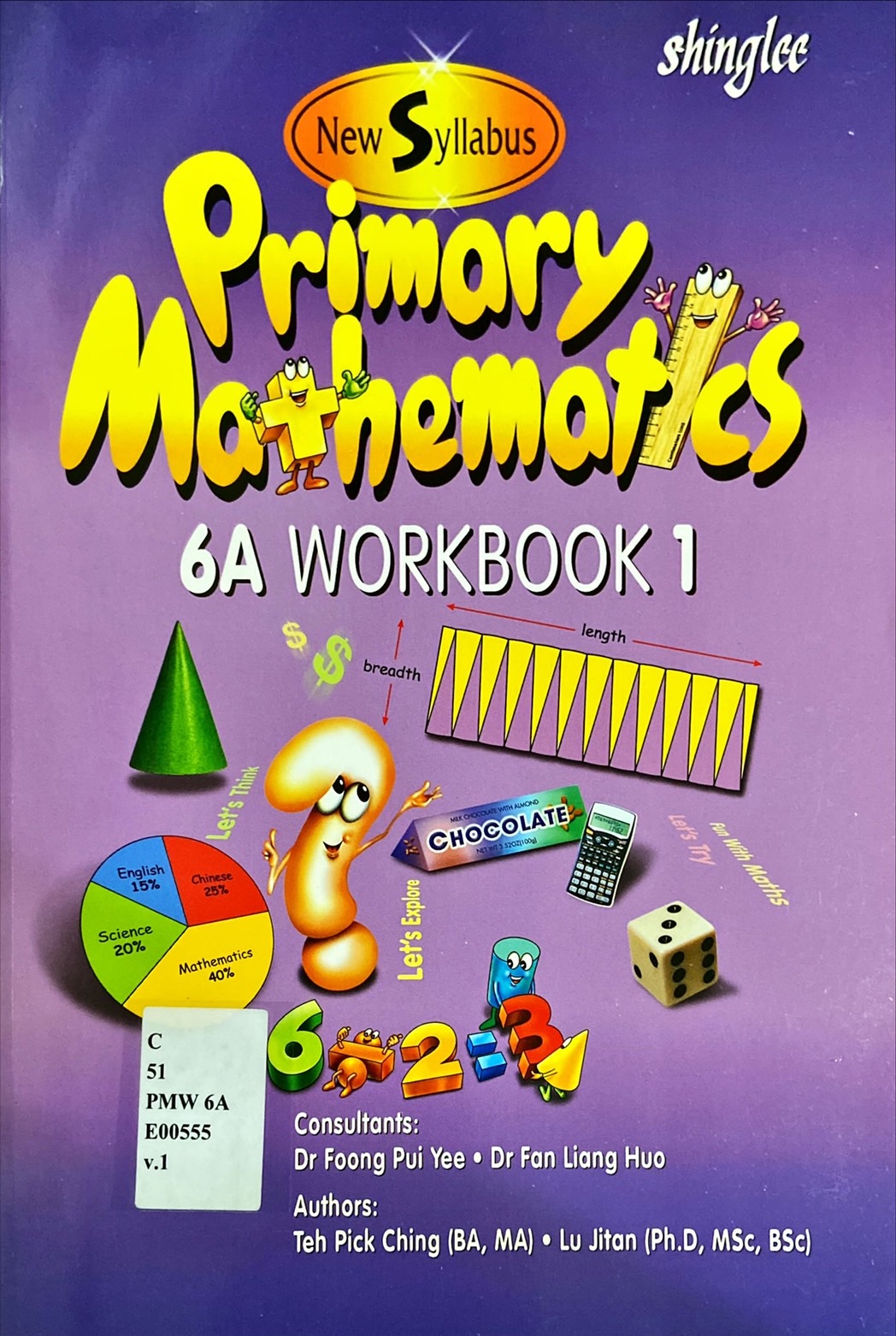 Primary Mathematics 6A workbook 1