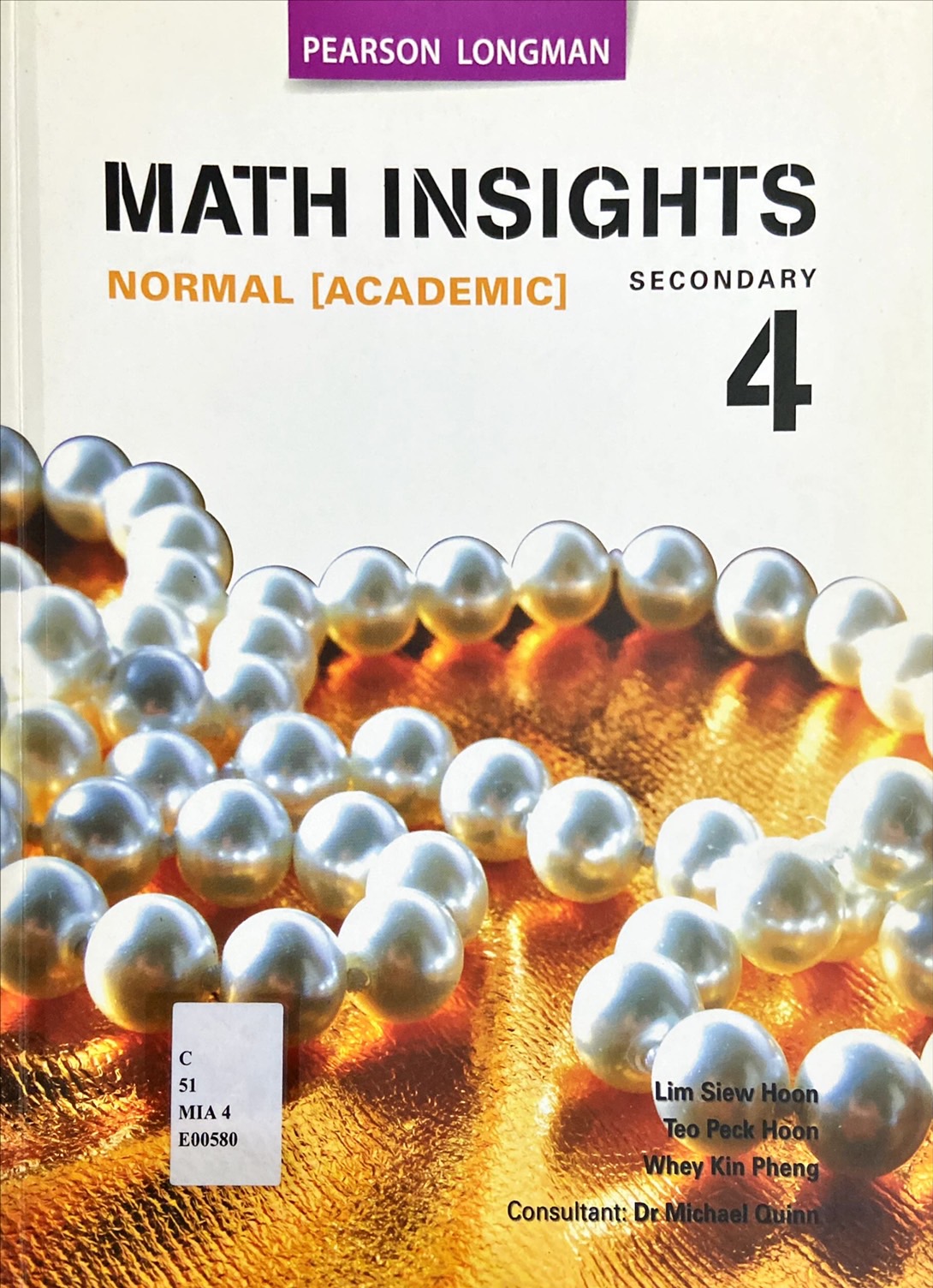 Math insights normal (academic) : secondary 4