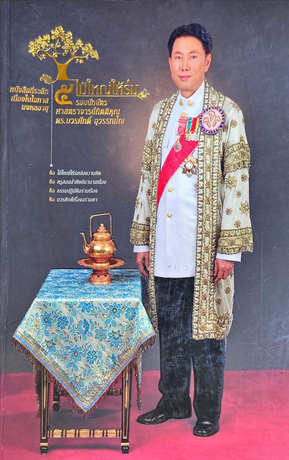 ไม้ใหญ่ให้ร่ม หนังสือที่ระลึกเนื่องในโอกาสมงคลอายุ 5 รอบนักกษัตร ศาสตราจารย์กิตติคุณ ดร.บวรศักดิ์ อุวรรณโณ