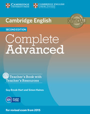 Complete advanced : teacher's book with teacher's resources